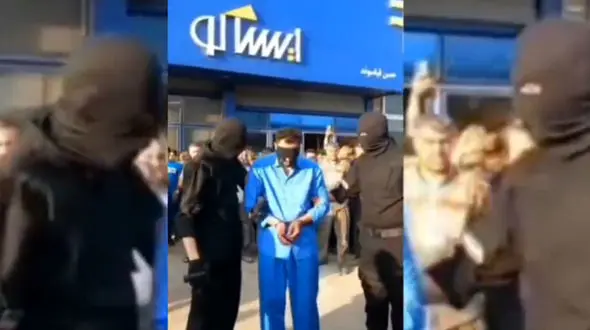  گوش‌بُر همدان در خیابان چرخانده شد