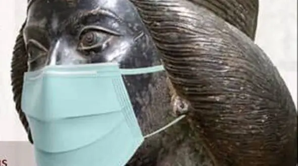 سردار معروف اشکانی هم ماسک زد + عکس