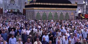 اقامه نماز جمعه تهران در حرم امام خمینی (ره) / عکس