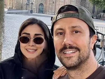 عاشقانه دلنشین شاهرخ استخری به مناسبت تولد همسرش سپیده بزمی‌پور در بلژیک+عکس