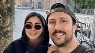 عاشقانه دلنشین شاهرخ استخری به مناسبت تولد همسرش سپیده بزمی‌پور در بلژیک+عکس