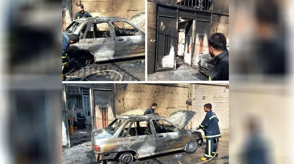 آتش زدن خودرو تهیه کننده آبادانی توسط افراد ناشناس / او همچنان مورد تهدید قرار دارد