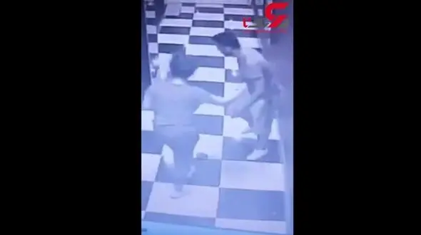 مردی همسرش را به چاله آسانسور پرت کرد + فیلم
