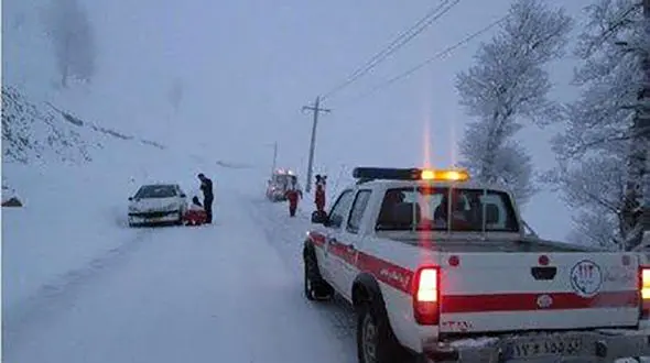 امدادرسانی ارتش به حادثه‌دیدگان سقوط بهمن درهراز