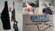 کشف و ضبط 15 قبضه اسلحه از متخلفین شکار و صید در استان قزوین