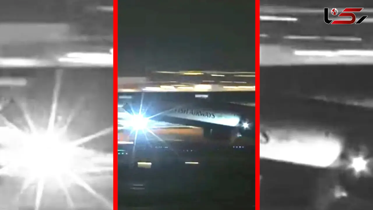فیلم سانحه هواپیمای ایرباس A350 پس از تیک آف