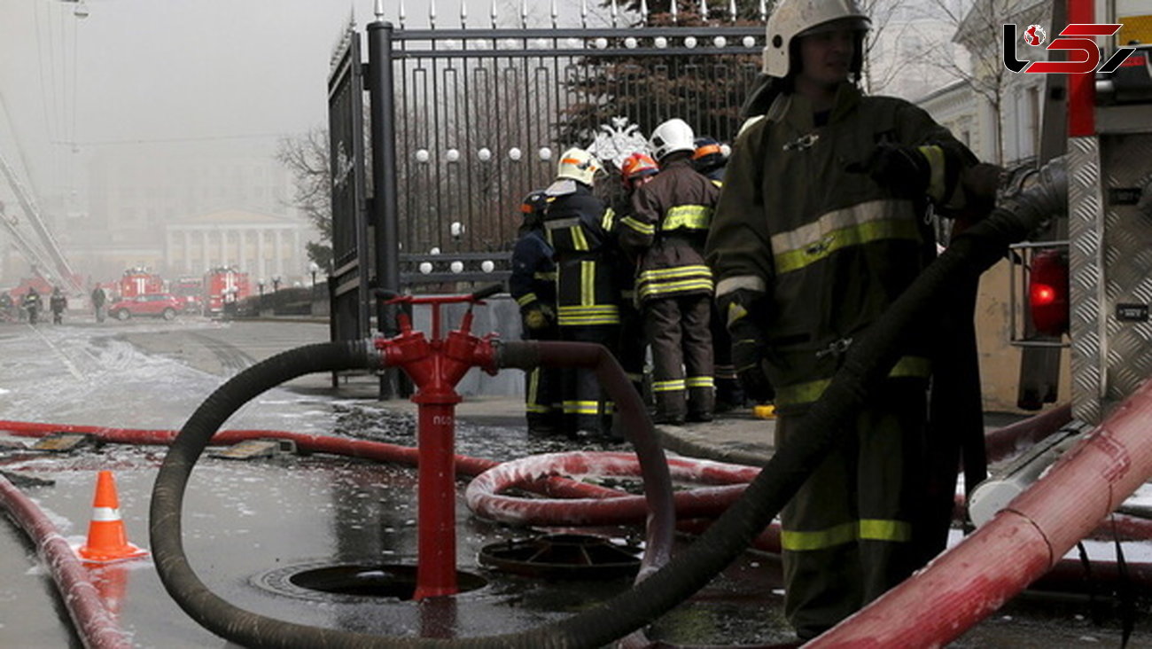 وقوع آتش‌سوزی در یک بیمارستان در روسیه