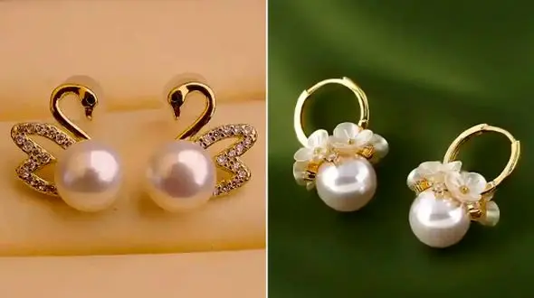 زیباترین گوشواره‌ های طلا با مروارید؛ مناسب برای تمامی سبک‌ ها