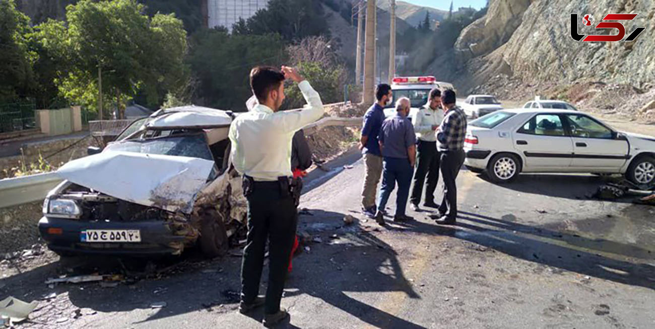  تصادف در محور لواسان فشم با 2 زخمی