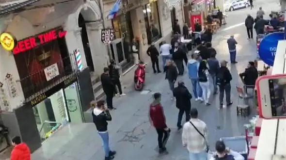 یک زن در انفجار استانبول دست دارد