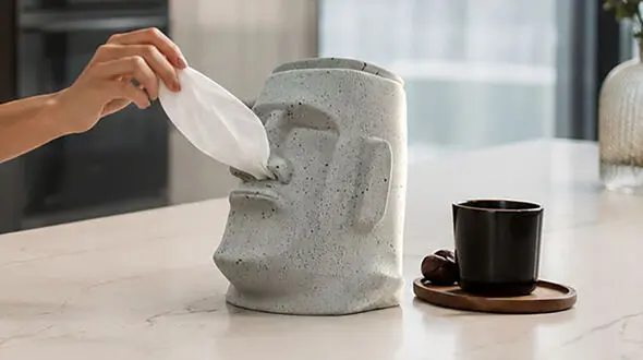 9 مدل جا دستمال کاغذی شیک که دکور پذیرایی شما را متحول می‌ کنند
