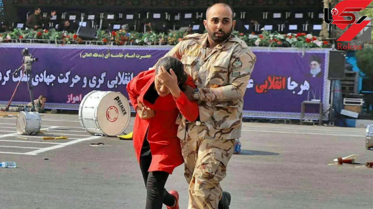 اولین گفتگو با سرباز غیور حادثه تروریستی اهواز / خودم را سپر دختر جوان کردم + فیلم 