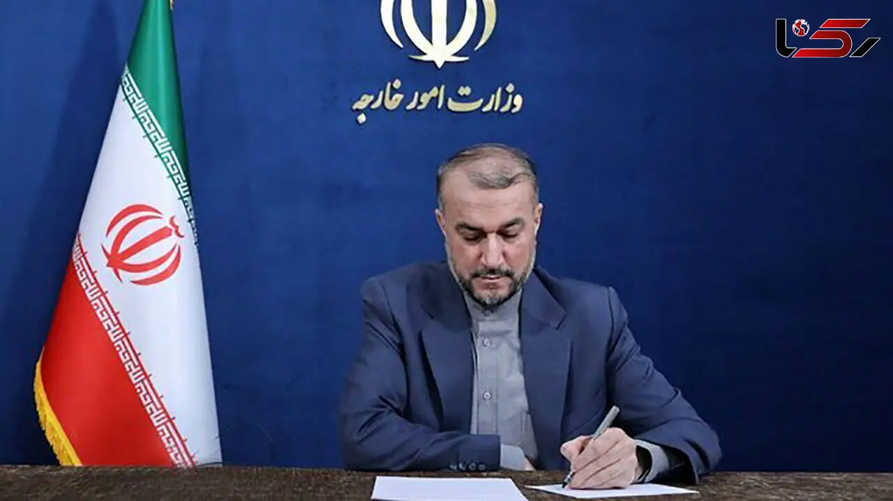گزارش توییتری امیرعبداللهیان از رایزنی اخیرش با وزیر خارجه فرانسه