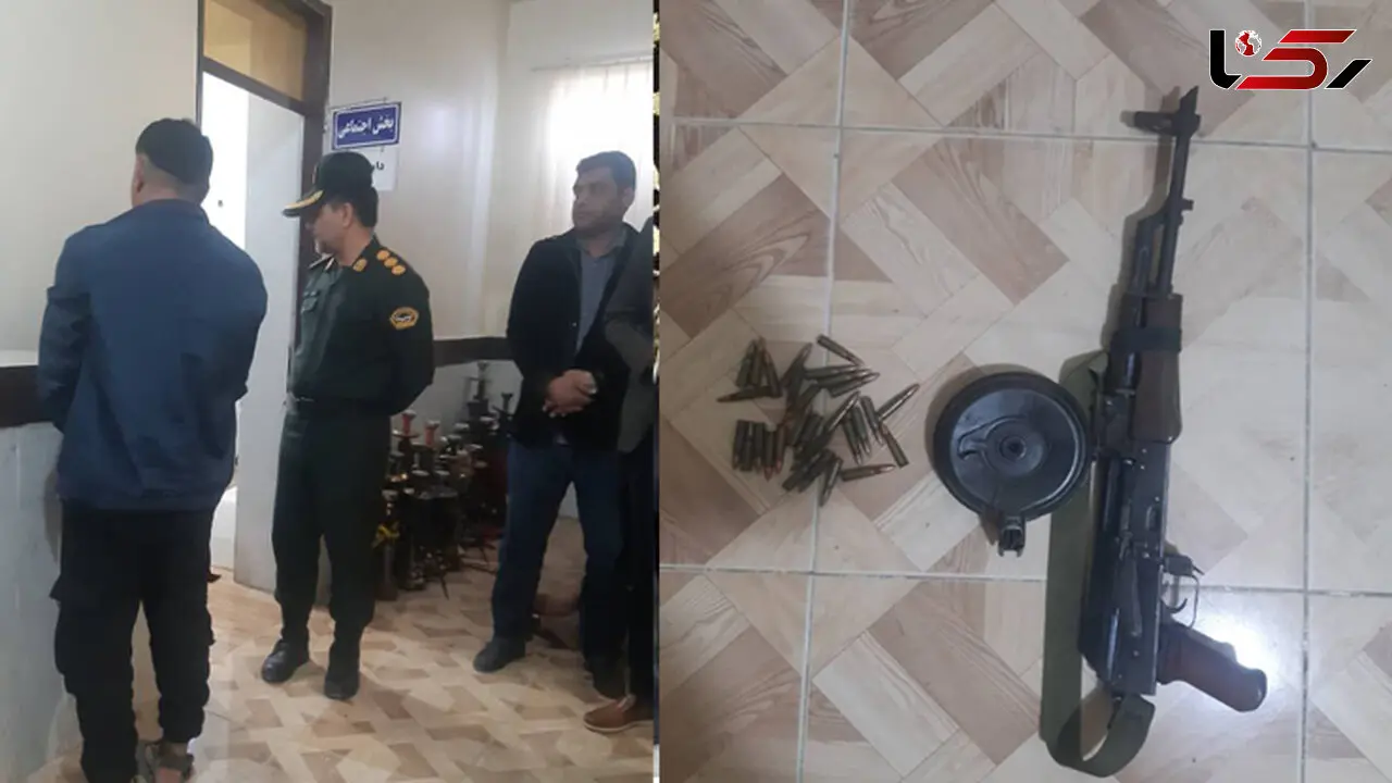 عکس شرور مسلح خرمشهر که پلیس در تعقیبش بود / این تبهکار با اسلحه اش زمینگیر شد