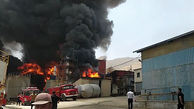 آتش سوزی بزرگ در  کارخانه «پتروپالایش گهر دورود»