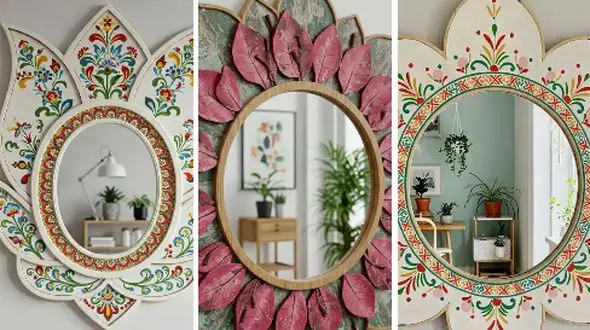 دکوراسیون خانه با آینه چوبی سنتی؛ 15 مدل مدرن و جذاب!