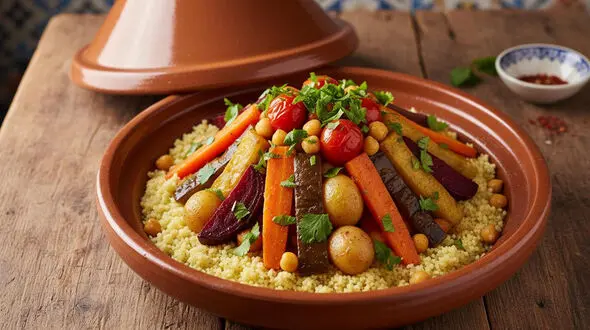 کوسکوس چیست و چطور پخته می‌ شود؟ تفاوت آن با بلغور را بدانید