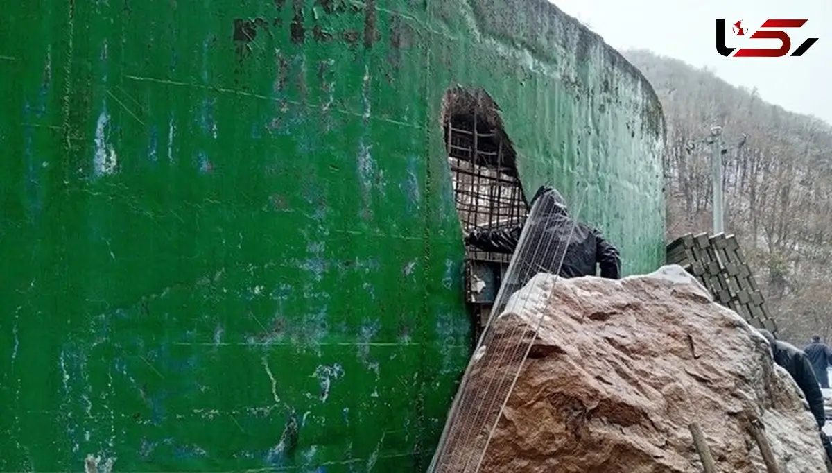 رانش زمین و سقوط سنگ در مجاورت تصفیه‌خانه آب بهارستان/ مشکلی برای آبرسانی ایجاد نشده است