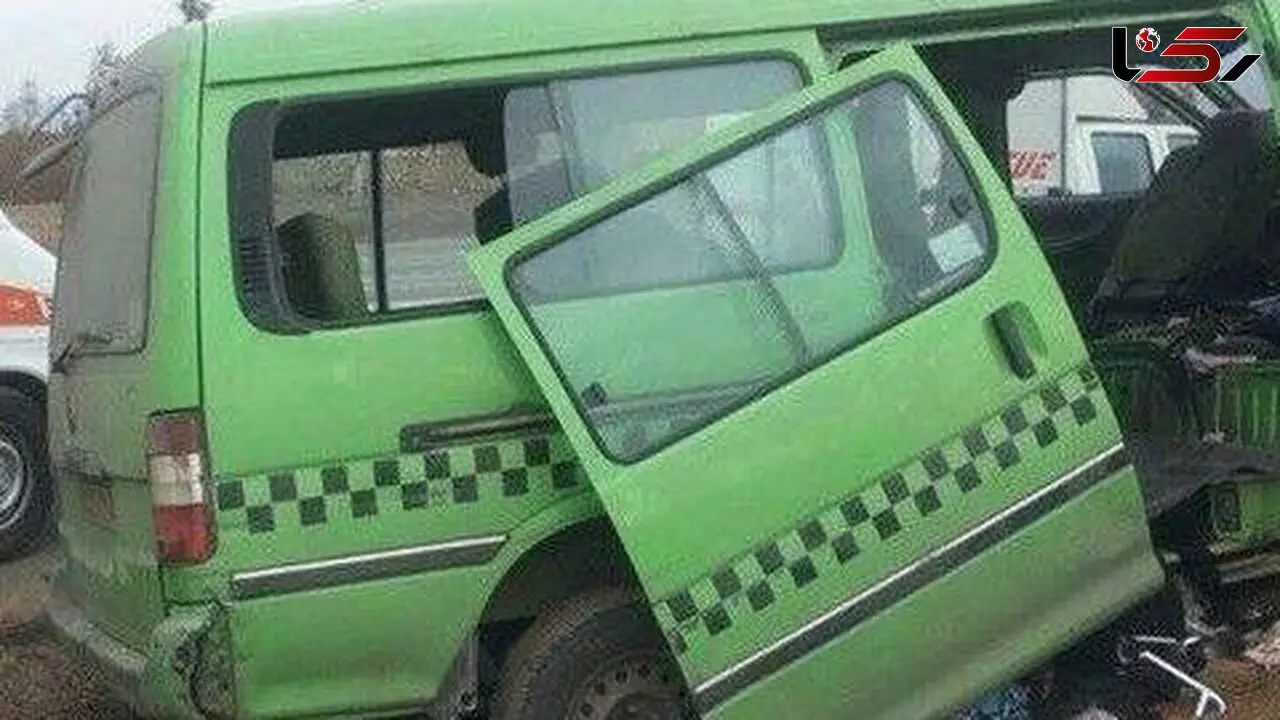 مصدومیت ۱۳ نفر بر اثر واژگونی ون زائران اربعین