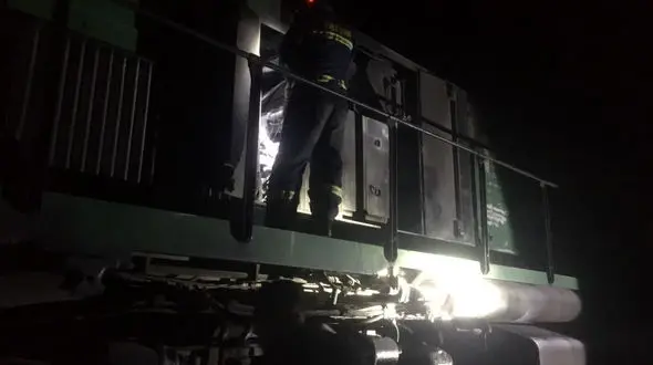 آتش سوزی هولناک  در قطار ارومیه ـ تهران