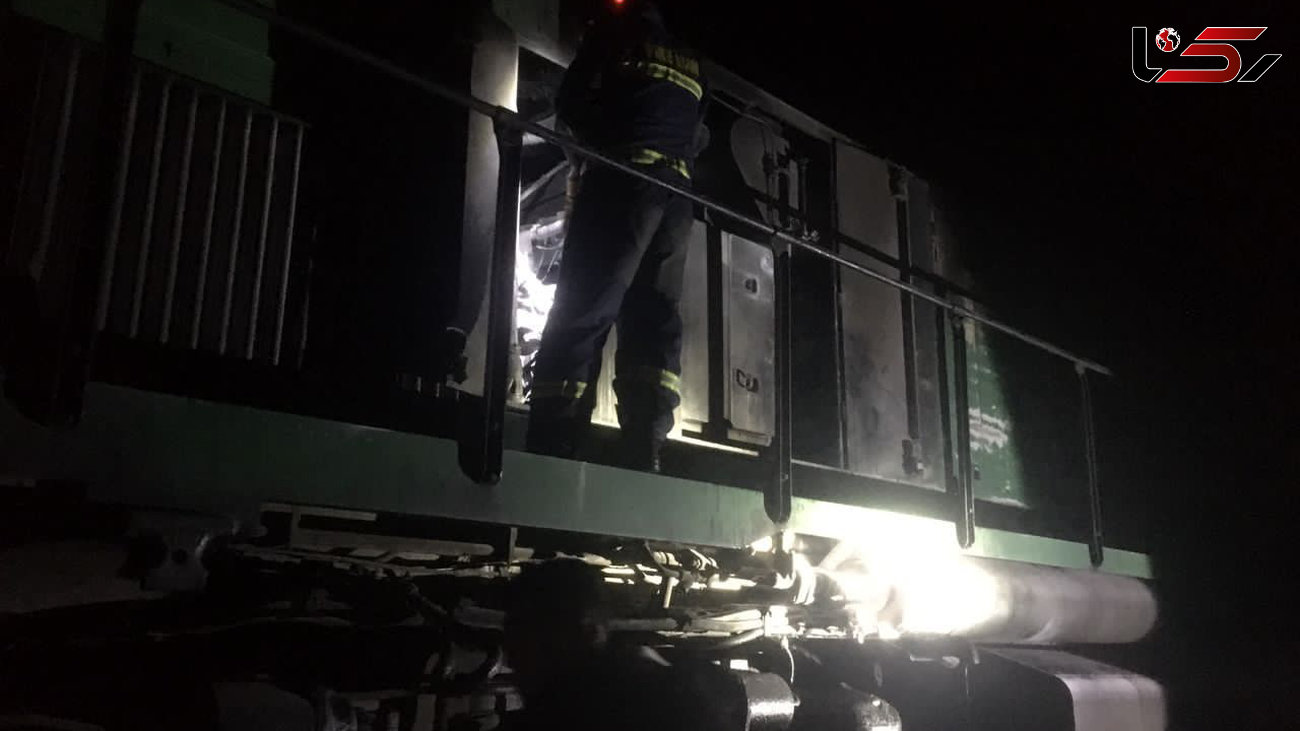 آتش سوزی هولناک  در قطار ارومیه ـ تهران