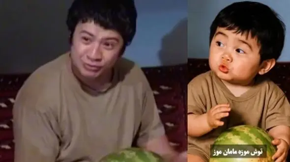 فیلم / انیمیشن سکانس خاطره انگیز سریال خانه به دوش  / علی صادقی آخر گوله نمکه / توش موزه مامان موز...