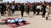 اعدام 2  شیطان با دستان بسته /  گردن محمد 12 ساله را هم بریده بودند + عکس 16+