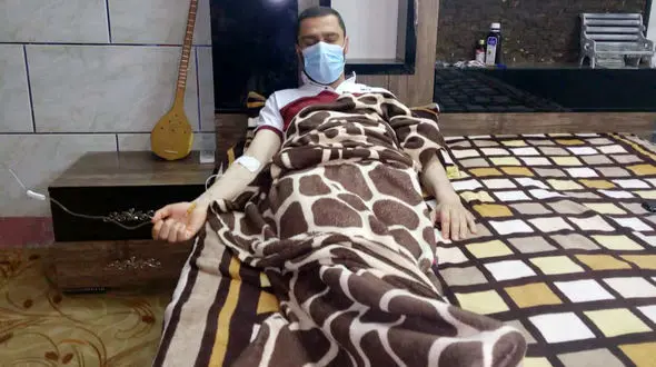 خبرنگار رکنا و همسرش در آبادان کرونا گرفتند + عکس