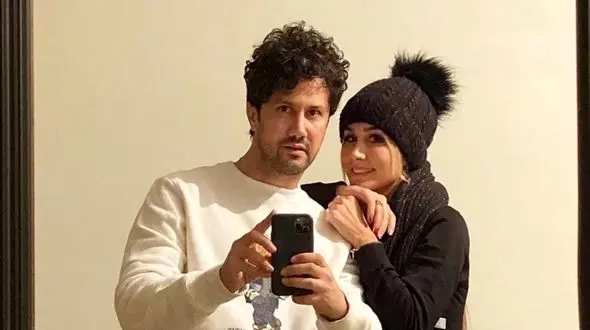 چهره همسر “شاهرخ استخری” بدون میکاپ شوکه تان می کند/ عکس