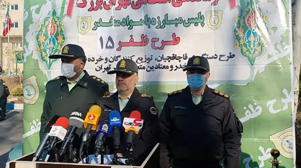 شناسایی 300 پلاک قرمز در  طرح ظفر 15 / کشف 2 تن مواد مخدر در تهران + فیلم 
