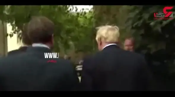 هو شدن بوریس جانسون در دیدار با همتای لوکزامبورگی‌اش + فیلم 