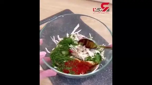غذای فوری با مرغ + فیلم