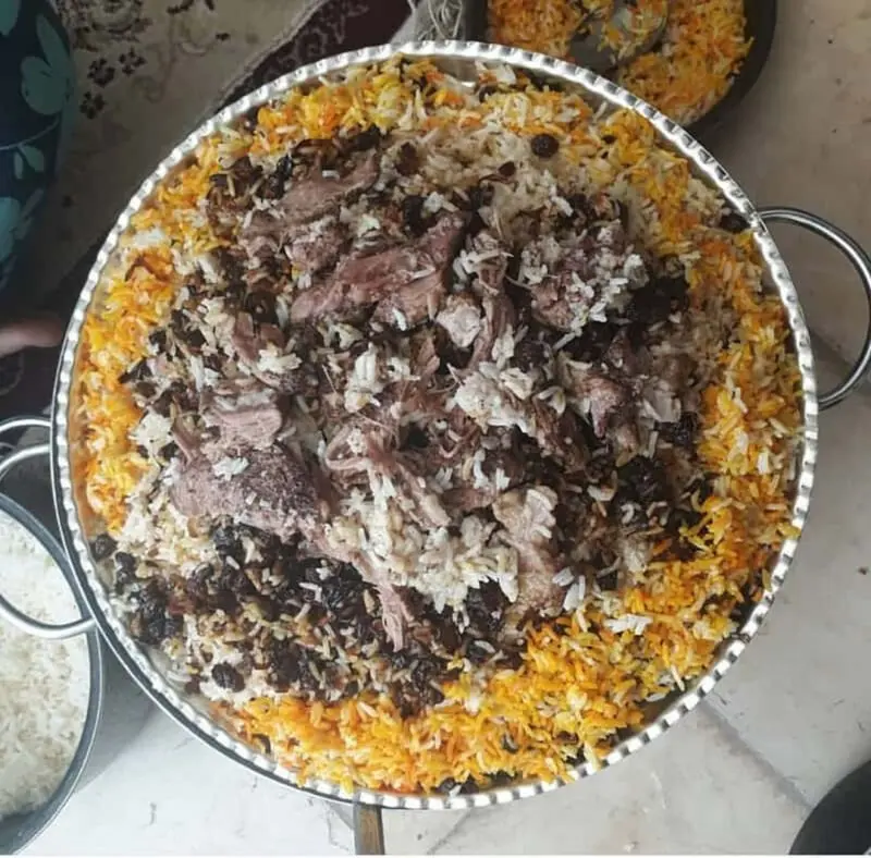 غذای نذری در گرمسار