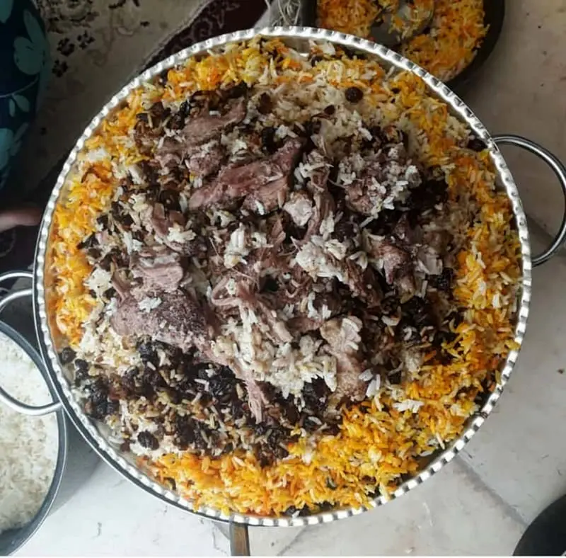 غذای نذری در گرمسار