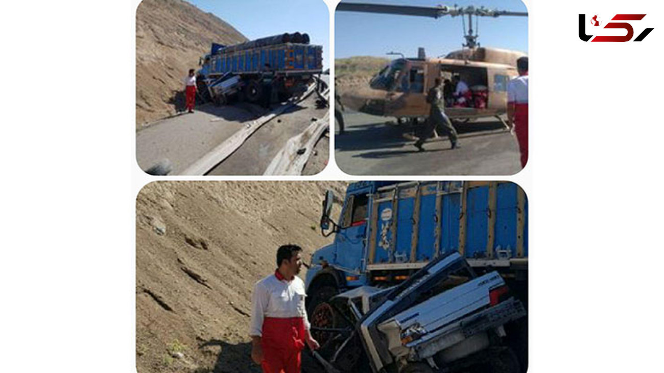 نجات گرفتاران زیر چرخهای کامیون در محور مشهد به تریت حیدریه