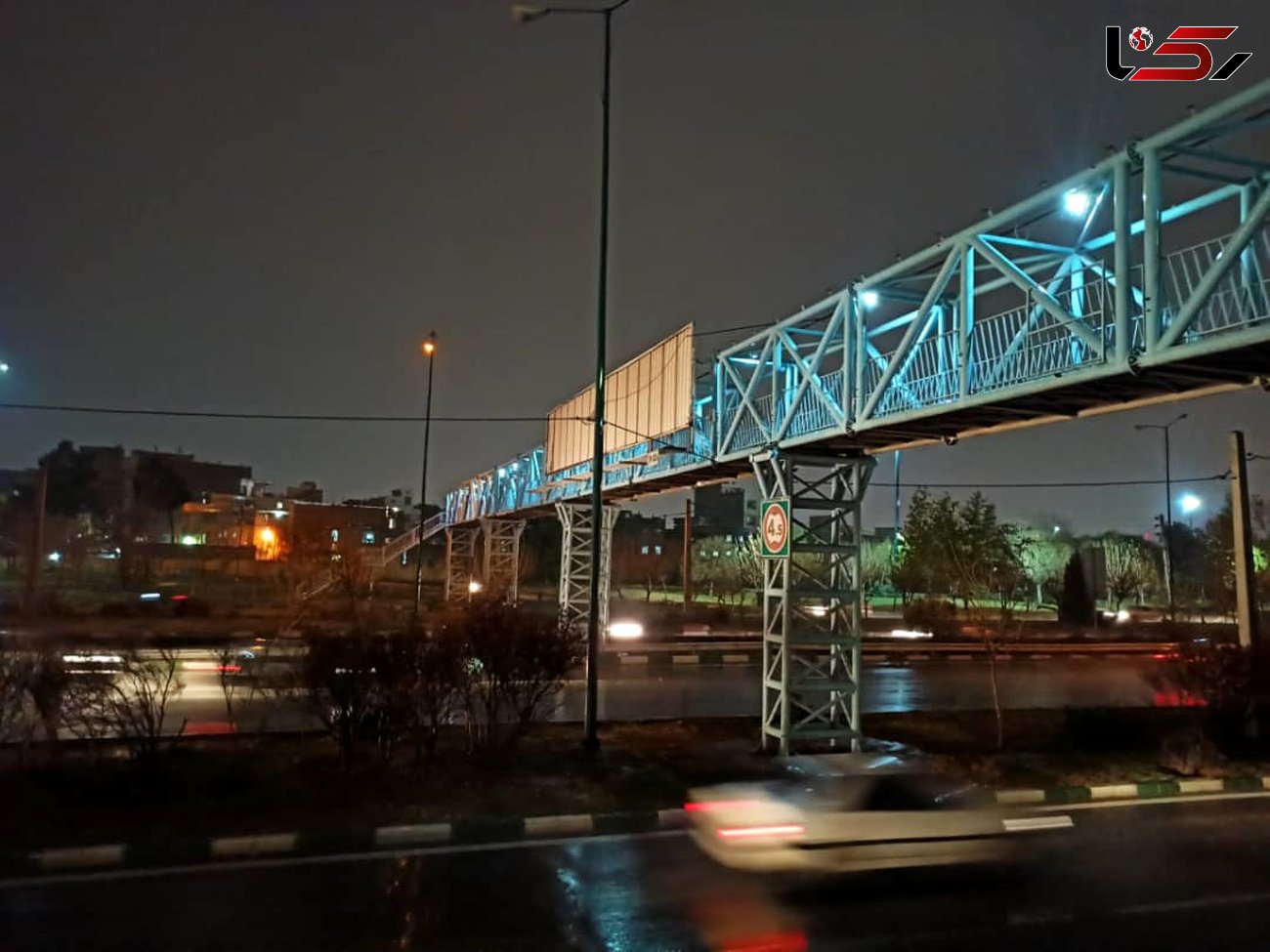 تأمین روشنایی و ایمن سازی15 پل عابر پیاده در منطقه 19