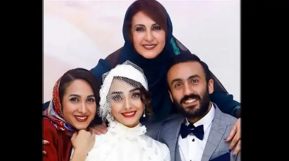 عاشقانه ترین یادگاری روز عقد پسر فاطمه گودرزی با عروس خانم بازیگر / شیک و خیلی زیبا + عکس