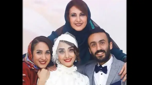 عاشقانه ترین یادگاری روز عقد پسر فاطمه گودرزی با عروس خانم بازیگر / شیک و خیلی زیبا + عکس