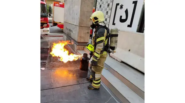 اولین فیلم و تصاویر حادثه آتش سوزی پاساژ رویال الهیه + جزئیات