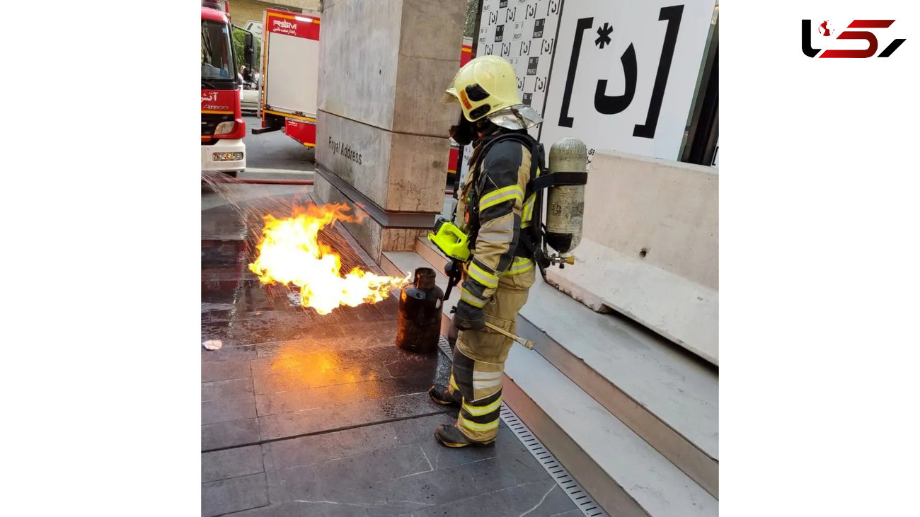 اولین فیلم و تصاویر حادثه آتش سوزی پاساژ رویال الهیه + جزئیات