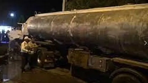 تانکر حمل سوخت در دیواندره حادثه آفرید!