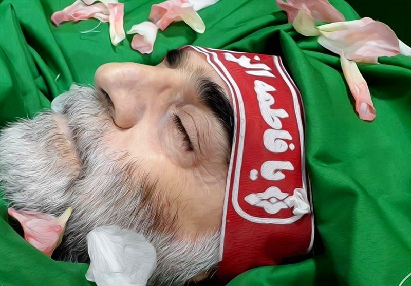 ورود پیکر مطهر شهید محسن فخری زاده به فرودگاه مشهد 