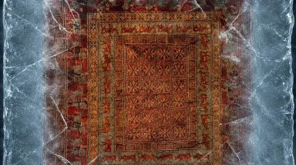 قدیمی‌ ترین فرش دنیا را ببینید؛ ۳۶۰۰ گره از دل تاریخ