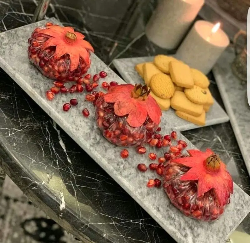 تزیین انار دون شده | ایده های خلاقانه ساده و جذاب تزیین انار دون شده برای شب یلدا و مدرسه ۱۴۰۴ که میتونی ازش کلی ایده بگیری!