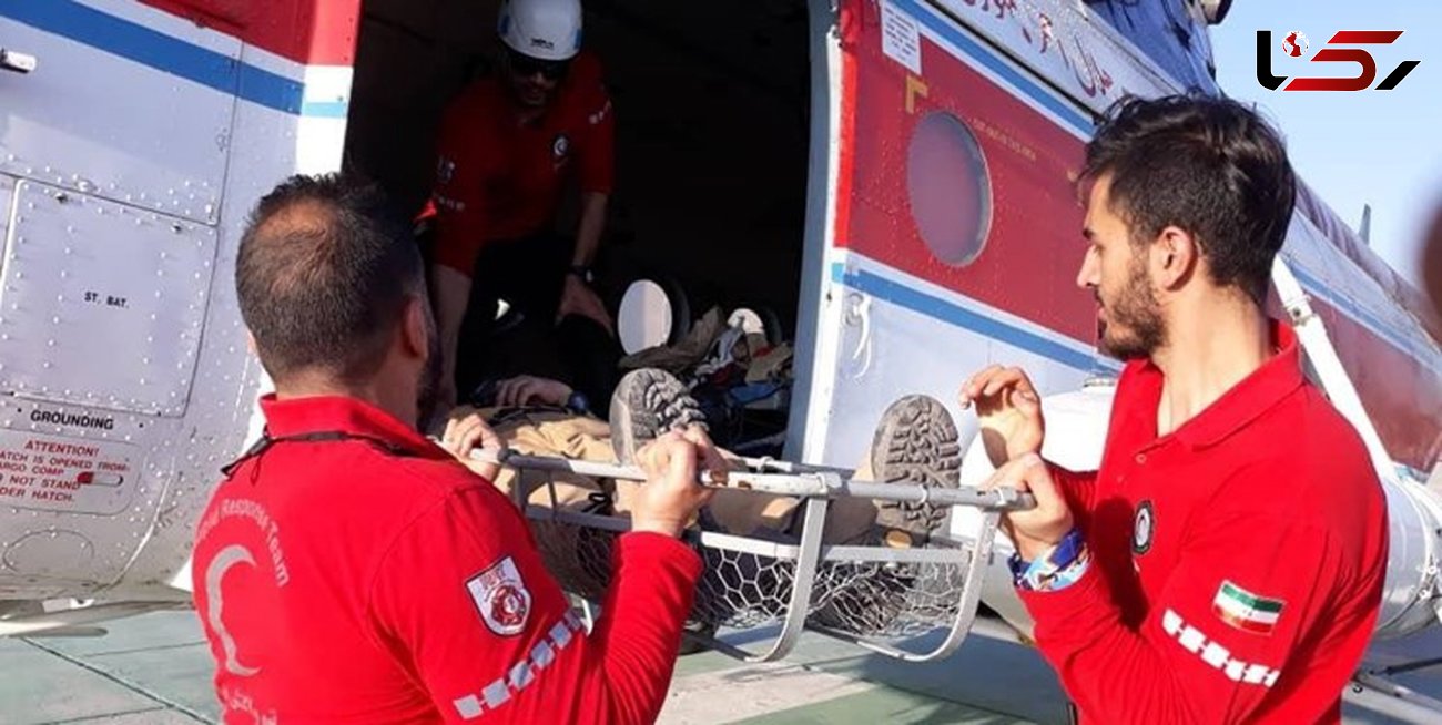 اعزام بالگرد برای نجات کوهنورد گرفتار در دره / در شهرکرد رخ داد