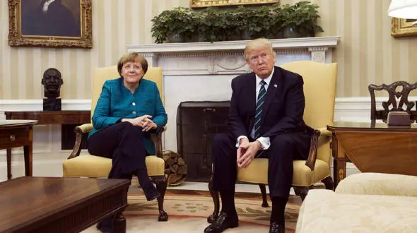 ترامپ با مرکل دست نداد! +عکس
