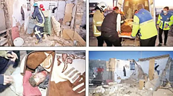 معجزه زیر خروارها خاک / 2 مرد مشهدی زیر خاک بودند که زنده شدند + عکس