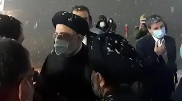 فیلم سفر برفی آیت الله رئیسی به ارومیه