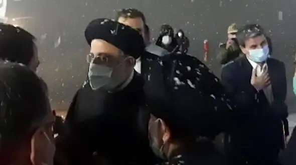 فیلم سفر برفی آیت الله رئیسی به ارومیه