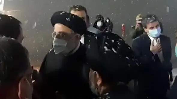 فیلم سفر برفی آیت الله رئیسی به ارومیه